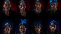 Begini hasil foto sejumlah anggota Suku Baduy.