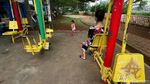 Miris! Taman Bermain Anak di Petamburan Kotor dan Tak Terawat