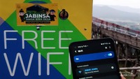 Layanan wifi di kawasan wisata