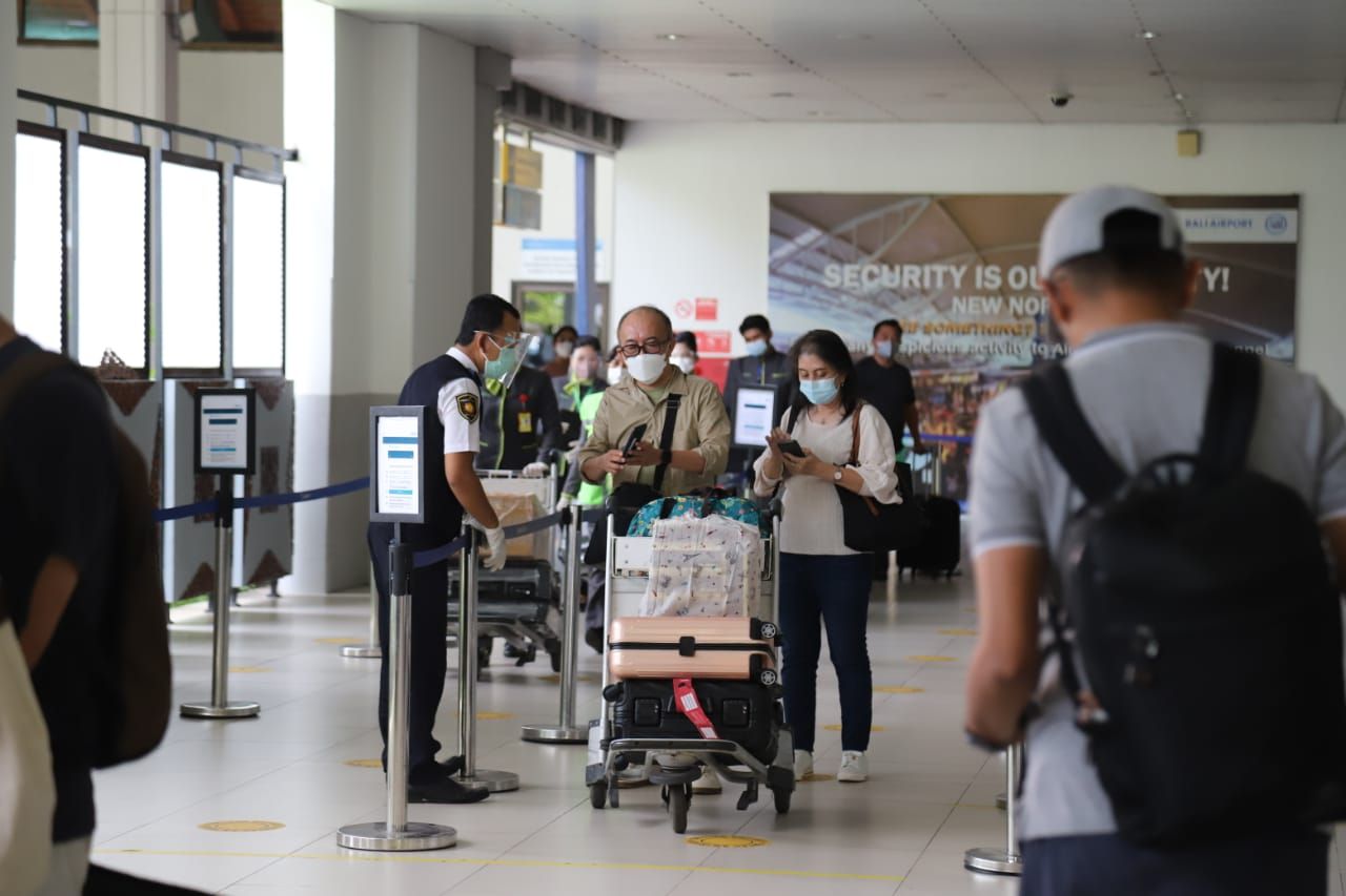 Suasana Bandara Internasional I Gusti Ngurah Rai Bali