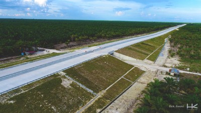 Ini Dia Wajah Terbaru Tol Pekanbaru-Bangkinang