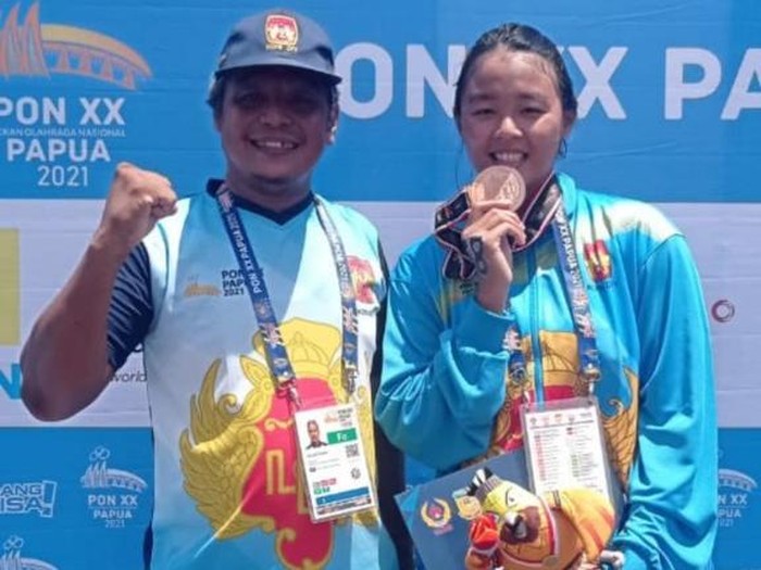 Valeria Paulini Yuwono, mahasiswa UPN Veteran Yogyakarta yang berhasil meraih medali perunggu pada PON XX Papua.