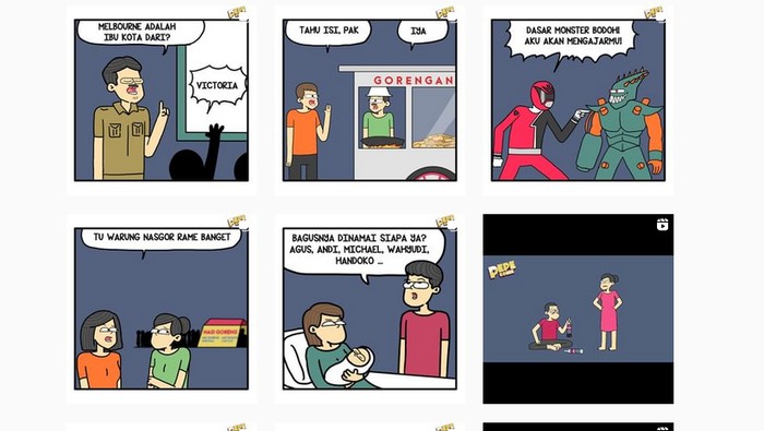 Komik Instagram Pepe Komik