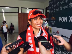 PON Papua: Perkasa! Maria Natalia Londa Raih Emas Lompat Jauh