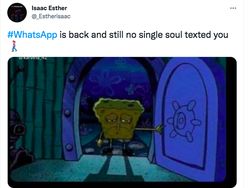 Meme Lucu WhatsApp dan Instagram Tumbang Lama Banget