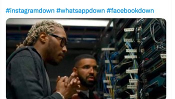 Pegawai Facebook berusaha mencari penyebab tumbangnya layanan mereka secara bersamaan. Foto: Twitter