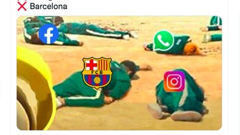 Barcelona ternyata menemani mereka tumbang. Foto: Twitter