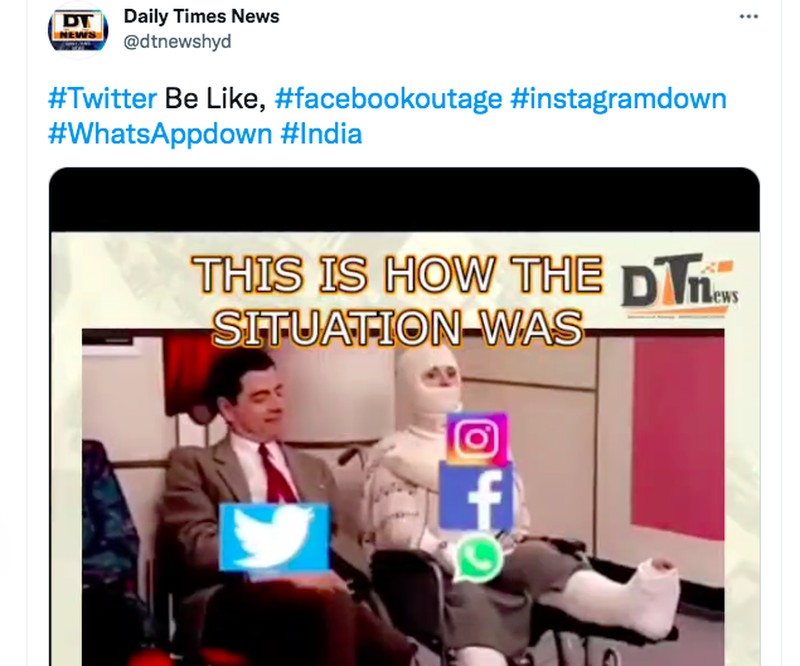 Meme Instagram WA down