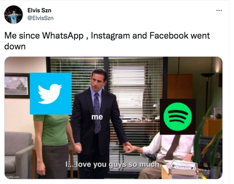 Meme Instagram WA down