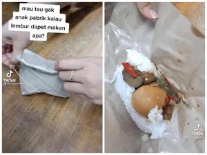 Pamer Nasi Bungkus Jatah Lembur, Buruh Pabrik Ini Dinyinyiri Netizen