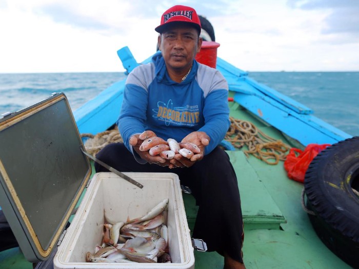 Nelayan Desa Rebo, Kabupaten Bangka.
