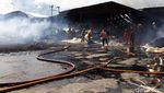 Kebakaran Hanguskan Pabrik Triplek di Bantul