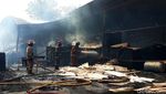 Kebakaran Hanguskan Pabrik Triplek di Bantul