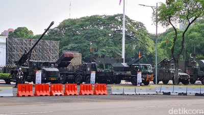 Potret Pameran Alutsista di Depan Istana Saat HUT ke-76 TNI