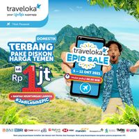 Promo Spesial Tiket Pesawat Di Traveloka EPIC Sale, Yuk Diborong!