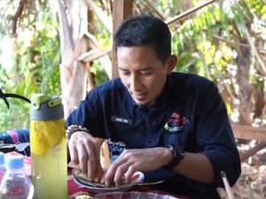 Raffi Ahmad dan Sandiaga Uno Terpikat Kelezatan Papeda, Ini Kata Mereka