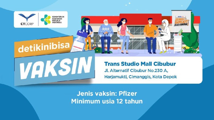 Vaksin Pfizer di Trans Studio Mall Cibubur Vaksin Pfizer di Trans Studio Mall Cibubur