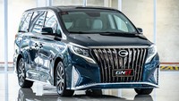 Selain itu, pada bagian tampang juga disertai dengan satu set lampu kabut LED baru yang didesain spesial dengan front kit berwarna silver alumunium. Foto: GAC Motor Philippines