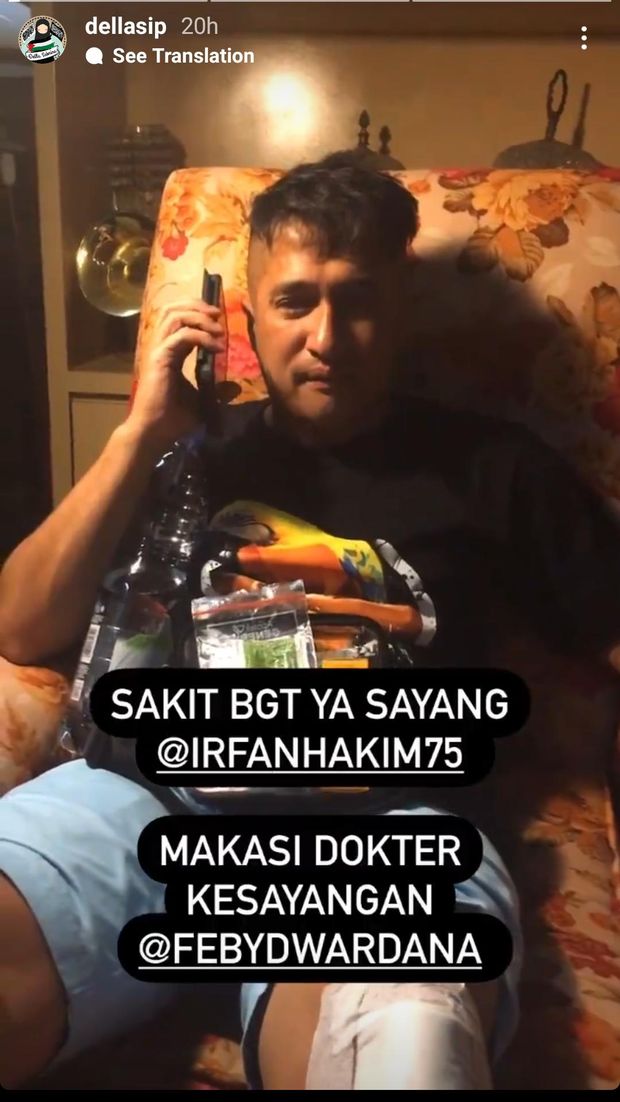 Irfan Hakim jatuh dari atas tebing setinggi 5 meter