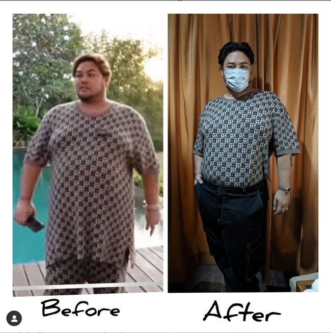 Penurunan berat badan yang dilakukan oleh Ivan Gunawan nyatanya juga membuat rekan sesama artis, salah satunya Tya Ariestya menjadi bangga. Ikutan happy liat kak @ivan_gunawan turun bb 30 kg dalam 2 bulan, komentar Tya Ariestya. Foto: Instagram/@ivan_gunawan