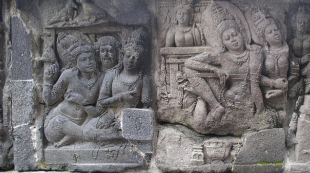 Relief Ramayana Candi Prambanan Panel 15 di Candi Brahma