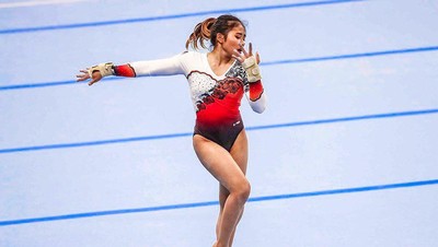 Potret Cantik Atlet Senam yang Bawa Pulang 4 Medali Emas di PON XX Papua