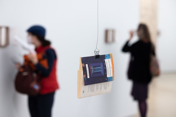 LONDON, ENGLAND - OCTOBER 06: Barbican is delighted to present the first major London solo exhibition by Mumbai-based artist Shilpa Gupta at The Curve Gallery on October 06, 2021 in London, England. (Photo by Tim P. Whitby/Getty Images for Barbican Art Gallery)