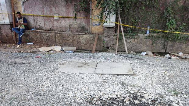 Gorong-gorong lokasi ditemukannya 3 korban tewas mati lemas di Cipondoh, Tangerang