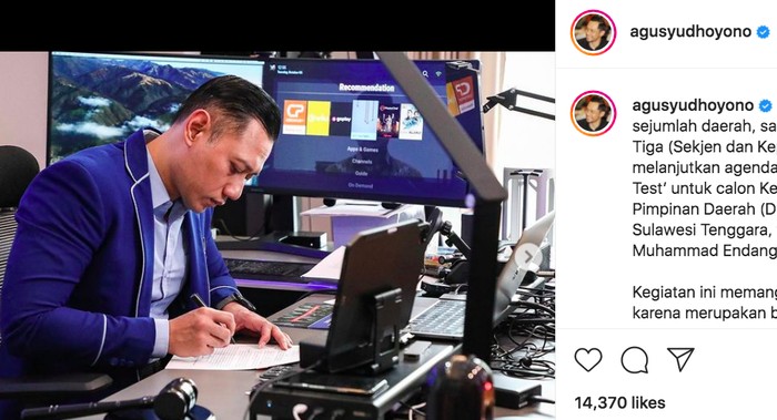 Instagram/@agusyudhoyono