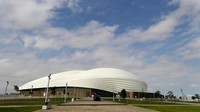Salah satu stadion yang akan digunakan dalam Piala Dunia 2022 di Doha, Qatar, adalah Stadion Al Janoub. Stadion yang berkapasitas 40.000 orang ini merupakan hasil karya arsitek terkenal Zaha Hadid. Getty Images/Francois Nel
