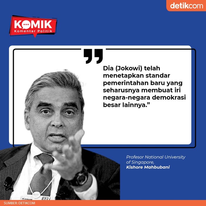 Kala Jokowi Dipuji Profesor Singapura (Tim Infografis detikcom)