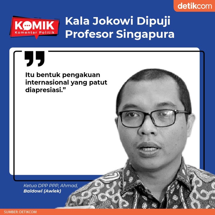 Kala Jokowi Dipuji Profesor Singapura (Tim Infografis detikcom)