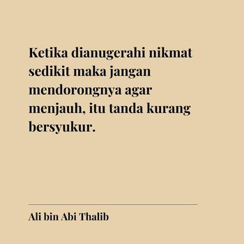 Kata-kata bijak Ali bin Abi Thalib