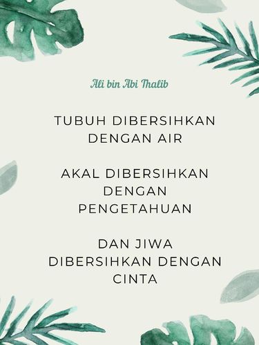 quotes ali bin abi thalib tentang kehidupan di malaysia