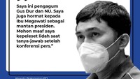 Herzaky akhirnya meminta maaf atas ucapannya ini. Dia mengaku terpleset lidah.