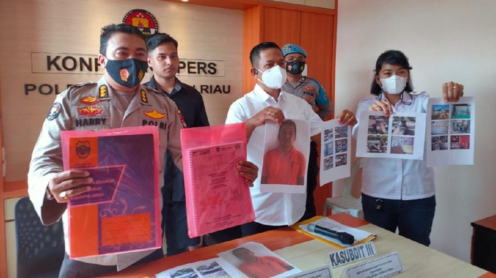 Konferensi pers di Polda Kepri (dok. Polda Kepri)