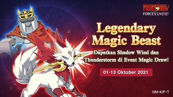 Ada Legendary Magic Beast di Event Magic Draw Fairy Tail: Forces Unite!