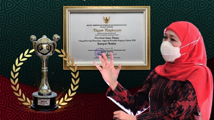 Pemprov Jatim Raih Penghargaan Terkait Perwujudan Kesetaraan Gender