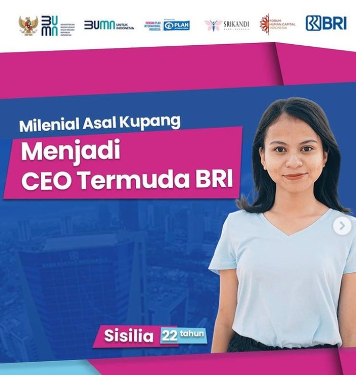 Sisilia menjadi CEO Termuda BRI selama sehari