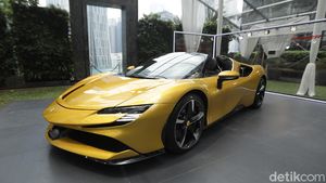Wujud Ferrari dengan Mesin Paling Bertenaga yang Baru Rilis di Indonesia
