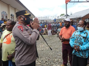 Kapolda Papua Temui Pengungsi-Forkopimda Usai Kerusuhan di Yahukimo