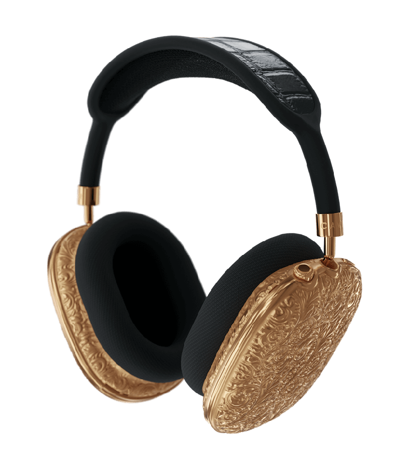 Koleksi Caviar Prime yang terdiri dari iPhone 13 Pro, iPad mini 6, AirPods Max dan PS5 berlapis emas murni 18 karat