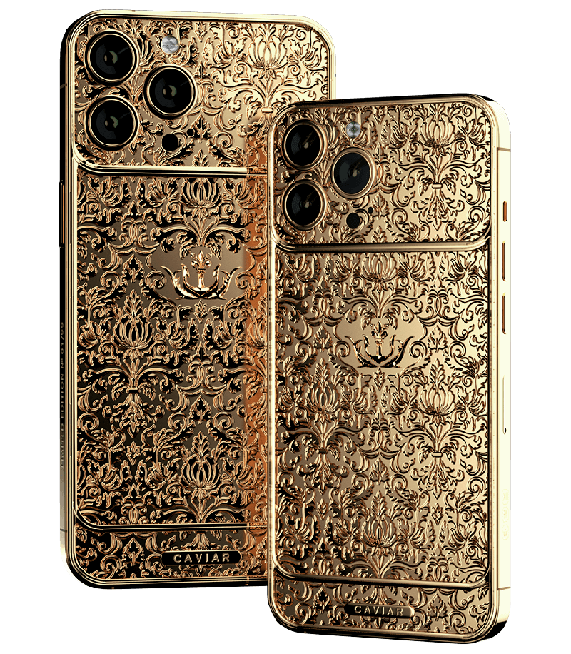 Koleksi Caviar Prime yang terdiri dari iPhone 13 Pro, iPad mini 6, AirPods Max dan PS5 berlapis emas murni 18 karat