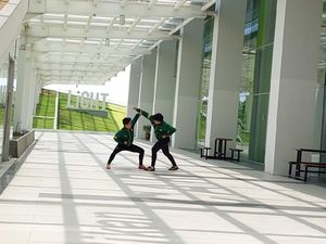 Mahasiswa-Alumni UK Petra Sabet Medali Emas dan Perak PON Papua Wushu