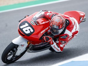 Mantap! Mario Aji Start Ketiga di Moto3 Mandalika