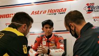 Diketahui pebalap Honda Asia Team asal Magetan itu baru berusia 18 tahun. Dok. AHRT
