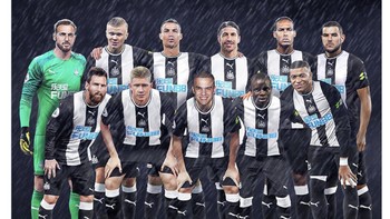 Mungkin dalam beberapa tahun ke depan, bakal ada pemain top bermain di St. James Park. Foto: Twitter