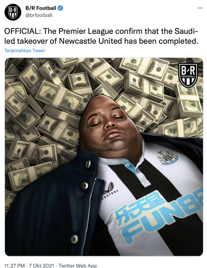 Newcastle United resmi dibeli Pangeran Arab Mohammed bin Salman Rp 5,8 T. Seiring pengalihan kepemilikan tersebut, The Magpies jadi klub bola terkaya di dunia.