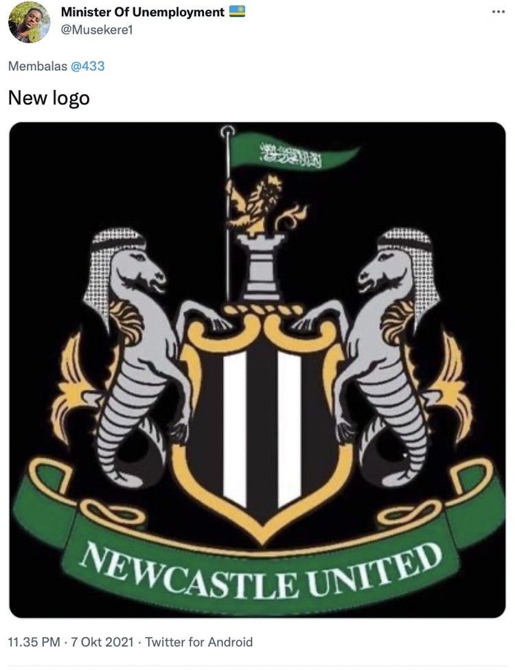 Newcastle United Newcastle United resmi dibeli Pangeran Arab Mohammed bin Salman Rp 5,8 T. Seiring pengalihan kepemilikan tersebut, The Magpies jadi klub bola terkaya di dunia.