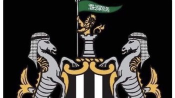 Logo Newcastle United yang terbaru. Foto: Twitter